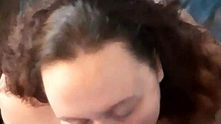 pov deepthroating your cock while on my knees for intense pleasure