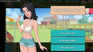 Anime game about countries with MILF and big tits