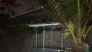 married fanny shows off in public street