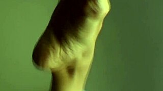 Why settle for boring when Jade Vixen strips off black hose? Are those wrinkled toes teasing you to the edge?