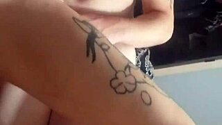 a couple enjoying a homemade halloween party together