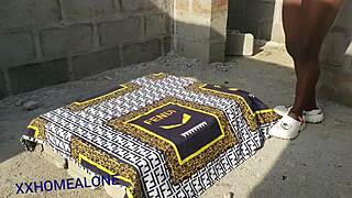 That street gangster rider totally owns his bound sex slave.