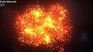 Green-eyed Katka receives cum on her back