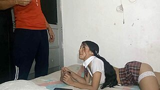 Young Colombian Schoolgirl Seduces Stepbrother for Hot Homemade Missionary Fuck