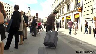 Spanish slut paraded in public streets