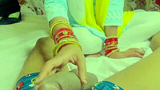 sautele bhabhe and sautela devar in a homemade hindi encounter with intense moments