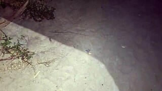 married fanny shows off in public street