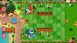 in this casual hentai game, the brunette on the ranch gets her big tits and ass involved in some fantasy sex and blowjobs. part 02