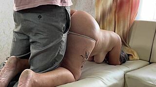 Mature Milf in Thong Awaits Deep Anal Pounding by Monster Cock. Her Big Ass Craves Every Hard Thrust.