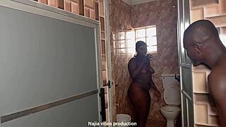 Boss's Daughter Bent Over for Quickie in Bathroom?