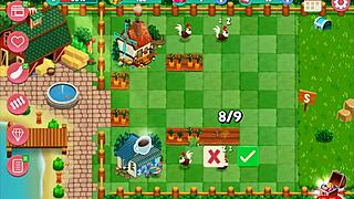 in this casual hentai game, the brunette on the ranch gets her big tits and ass involved in some fantasy sex and blowjobs. part 02