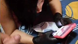 Man, that Colombian milk was so good, he made me swallow it