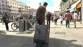 Spanish slut paraded in public streets