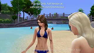 Lucky Cameraman Scores Threesome with Super Models in Cowgirl Action!