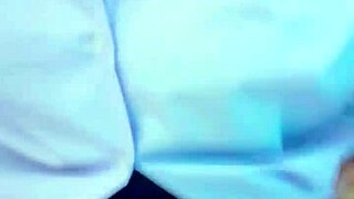 Thai Teen Student Rides Hard in School Uniform After Class