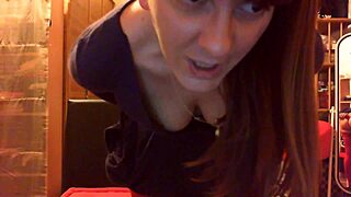 Weird shemale doll with big penis and vagina for massage oil