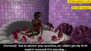 i'm the girl next door and vanessa's my special guest in sims 4