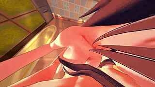 feeling every thrust as ayane chirakawa gets fucked hard on chair in pov 3d 😍