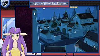 avatar the last airbender four elements trainer part 23 blowjob from a guard