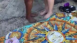 bella casada got wild in a gangbang on the beach