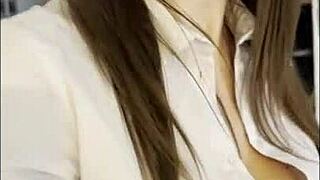 Lety Howl gets fucked doggystyle by the delivery guy in the kitchen 😏