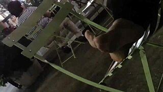 Real life footage of people with their feet undercover fetish