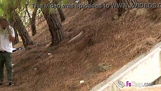 Dude Introduces Sexy Italian Student And Fucks Her Hard Outdoors!