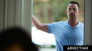 gorgeous teen freya parker hooks up with older man behind stepparents