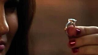 Wet Lesbo Squirts Hard While Dominating Her Hot Babe’s Face