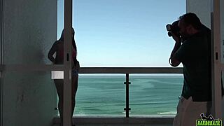 i watch elisa sanches with monster cock on guarujá balcony