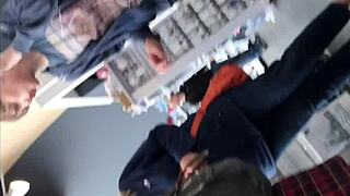 Hey, caught that upskirt in public today! Wild skirt flash, right? 😜