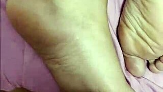 Tickling Her Feet Before Giving This Mexican Mature Woman A Creampie