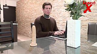 He slams his cousin hard in rough doggystyle action