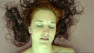 A lonely European lady f**s herself
