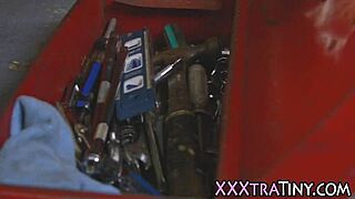 Petite Teen 18+ Tits Jizzed With Monster Cock