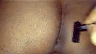 My Indian Wife's Pubic Hair Cutting