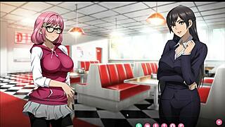 Futanari Hentai Game: She Masturbates Excessively, Causing Her To Be Late