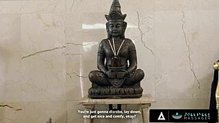 yo, nuru massage with cute masseuse handling huge cock for happy ending