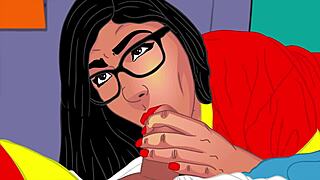 Can Mia's Bubble Butt Handle Intense Blowjob?