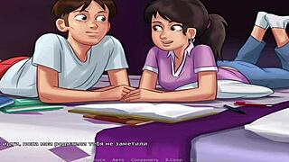 headmistress says, 'you naughty students need punishment with creampie' in this hentai