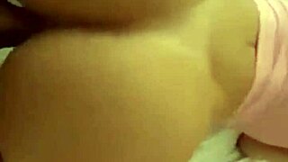 Huge black double orgasm with big tits and hairy lick