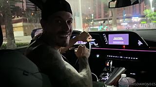 I take cj in the car for sucking and hard fucking
