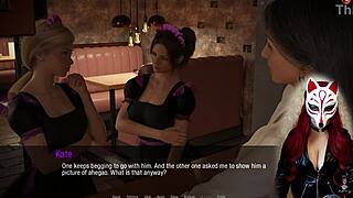 Kate 11 In Stockings And Maid Costume