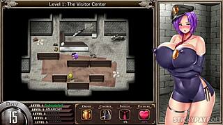 karryns prison ~ big booty white girl gets her pussy fucked by prison inmates hentai sex game - part 1