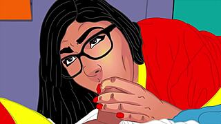 Can Mia's Bubble Butt Handle Intense Blowjob?