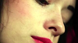 British babe begs for a sticky facial