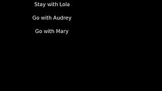 John and Lola, watching that couple fuck? Let's play ourselves!