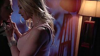 Why does the busty brunette crave anonymous lesbian encounters with big tits?