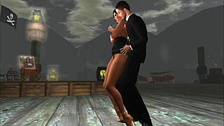 Cartoon Babe Grinded and Banged on Dance Floor