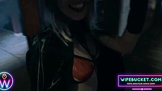 Wife and step-sister surprise for Halloween?